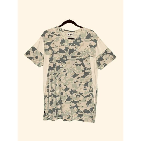 Nena & Pasadena green camo short sleeves T-shirt size Large - Picture 6 of 8
